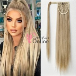 Extensie de par coada cu clema si arici dreapta de 55 cm cod cod MW400616 Blond Ash 